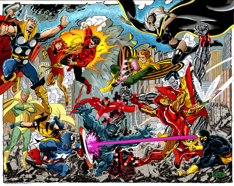 Marvel,Вселенная Марвел,фэндомы,Avengers,Мстители,X-Men,Люди-Икс,Thor,Могучий Тор, Тор Одинсон, Бог Грома и Молнии,Storm (Marvel),Шторм, Ороро Монро,Dark Phoenix,Темный Феникс,Jean Grey,Чудо-Девочка, Джин Грей,Wonder Man,Yellowjacket,Banshee (Marvel),Банши, Шон Кэссиди,Wolverine,Росомаха, Логан,