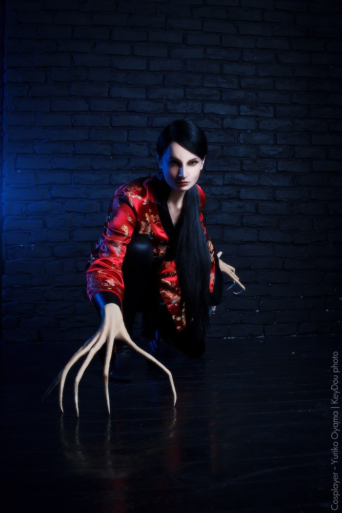 ﻿Cospbyer - Yuriko Oya/na | KeyDou photo,Marvel,Вселенная Марвел,фэндомы,Marvel Cosplay,Косплей,X-Men 2,Lady Deathstrike,Леди Смертельный Удар, Юрико Ояма,косплей,Death of Wolverine