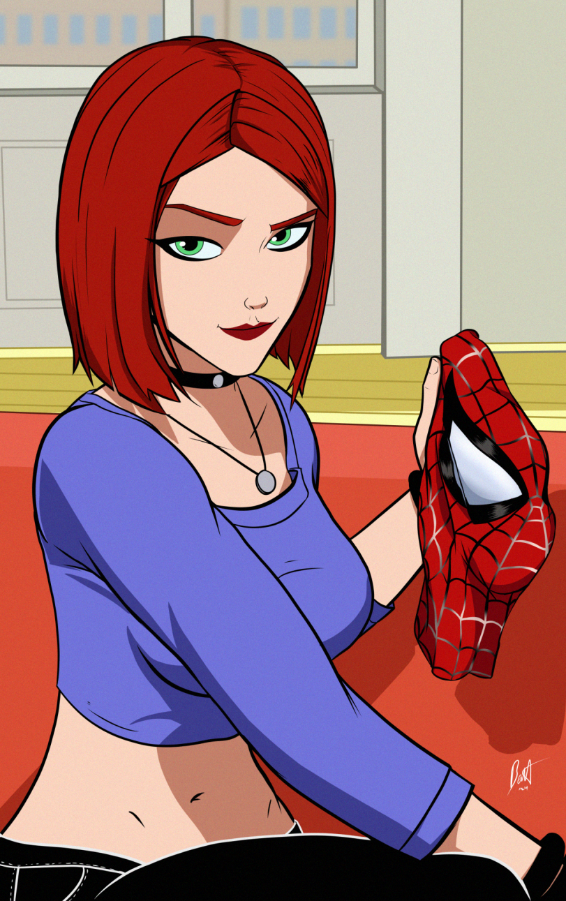 Mary Jane,Marvel,Вселенная Марвел,фэндомы,sockospace,artist,Mary Jane Watson,Marvel,fandoms,sockospace,artist