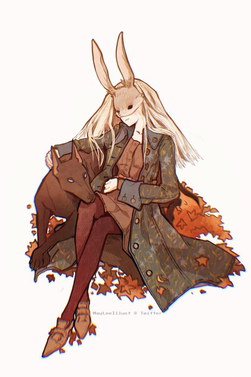 MayLeeIllust,Fantasy,Fantasy art,art,арт,двое,красивые картинки,под катом еще