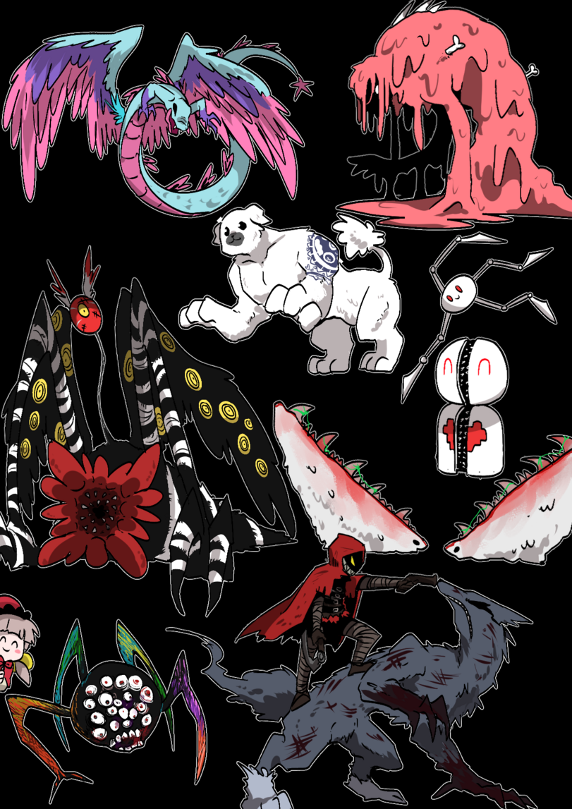 ﻿Ну ¿лТ ‘мИдй ЙД Hflil,Melting Love,The Queen of Hatred,LC Abnormaly,Lobotomy Corporation,Игры,Big Bird (LC),Punishing Bird,Little Red Riding Hooded Mercenary,Apocalypse Bird,Laetitia,Judgement Bird,Big and Might be Bad Wolf,Meat Lantern,We Can Change Anything,Little Helper,Ppodae,Magical Girl