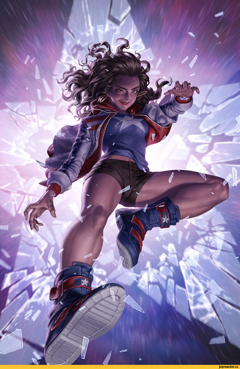 Miss America (Marvel),Мисс Америка, Америка Чавес,Young Avengers,Юные Мстители, Молодые Мстители,Marvel,Вселенная Марвел,фэндомы,Junggeun Yoon,Miss America (Marvel),Young Avengers,Marvel,fandoms,Junggeun Yoon