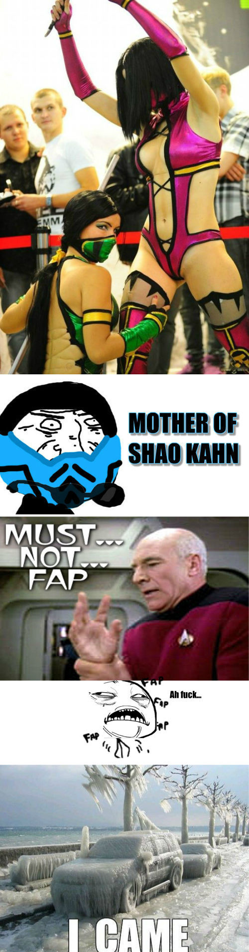 Mortal Kombat,Мортал Комбат, Mortal Combat,shao-kahn,Sub-Zero,mother of god,must not fap,i came,geek,Прикольные гаджеты. Научный, инженерный и  айтишный юмор,песочница,MK Comix