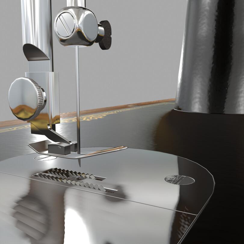 Mr.Pointer,cinema 4D,C4D,Cinema 4D,Cinema4D,швейная машинка,Подольск 2М,длиннопост,3D model,Mr.Pointer,cinema 4D,,3D model