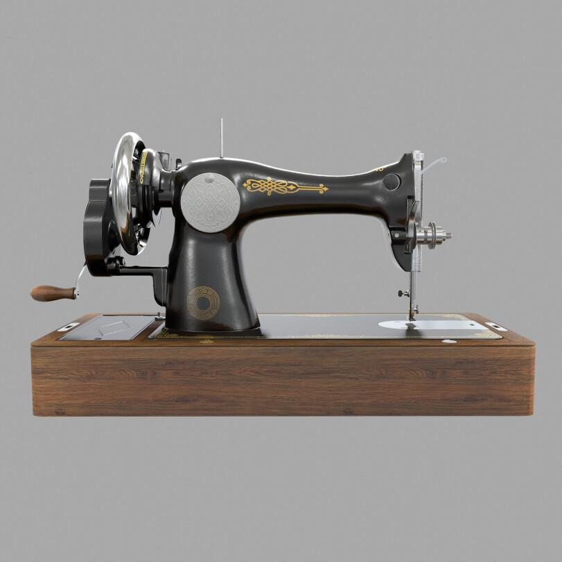 Mr.Pointer,cinema 4D,C4D,Cinema 4D,Cinema4D,швейная машинка,Подольск 2М,длиннопост,3D model,Mr.Pointer,cinema 4D,,3D model