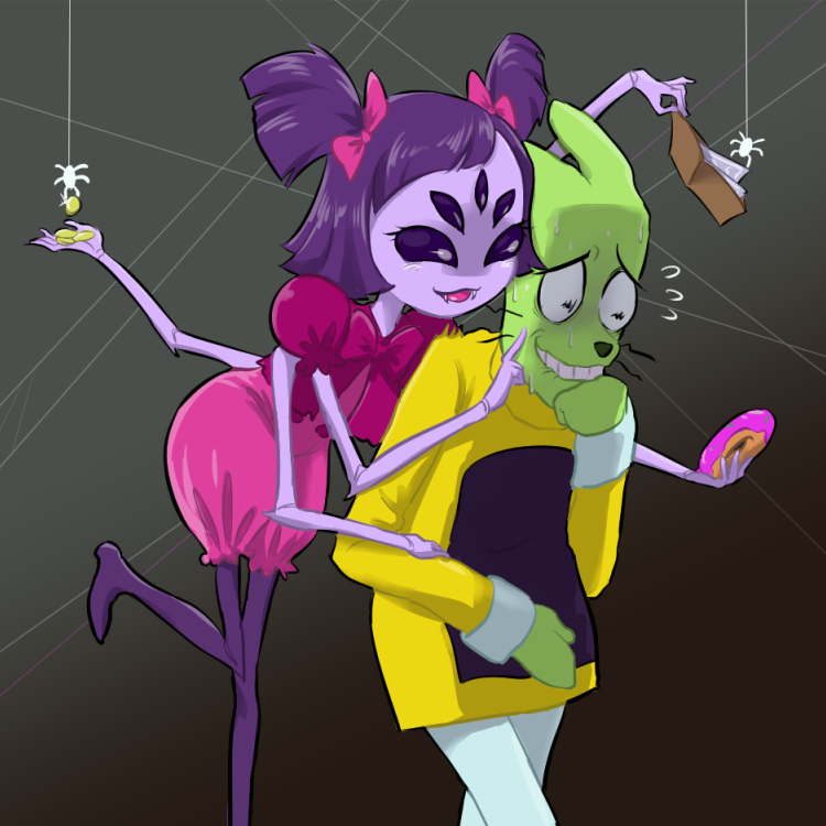 Muffet,Undertale персонажи,Undertale,фэндомы,Scared Donut Guy