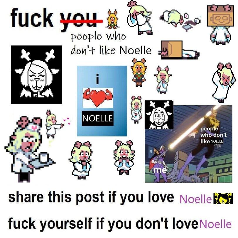 ﻿NOELLE share this post if you love Noeiie^ fuck yourself if you don't bveNoelle,Noelle Holiday,Deltarune персонажи,Deltarune,Undertale,фэндомы,Undertale shitposting