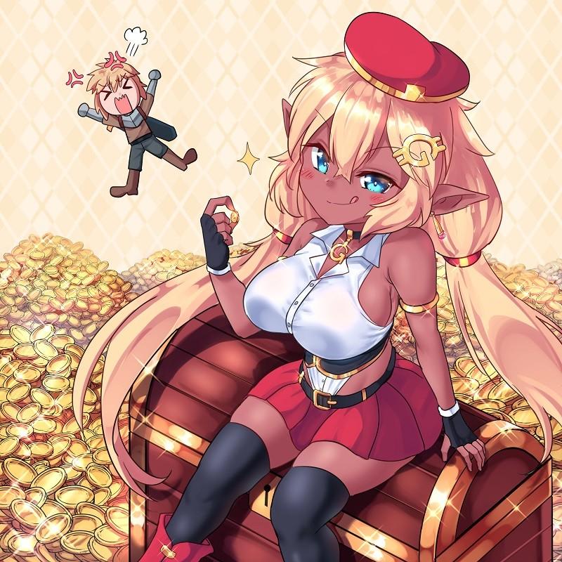 One Million Gold,Смешные комиксы,веб-комиксы с юмором и их переводы,R. Merryweather,artist,C-lover