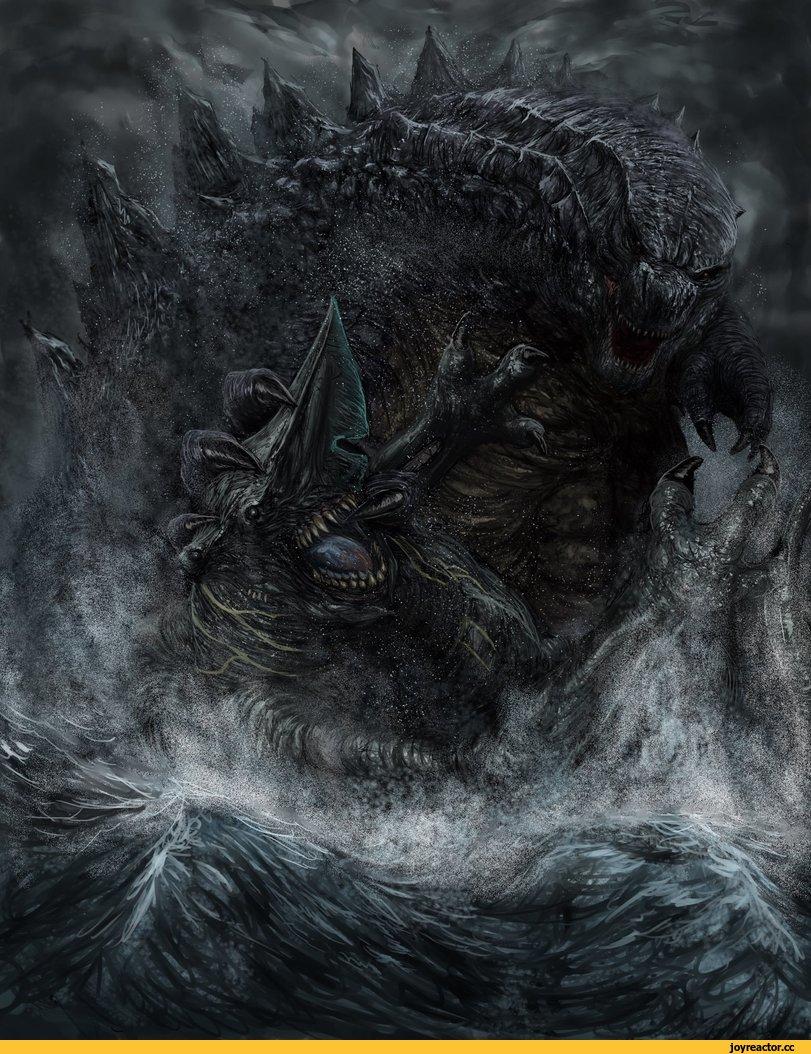 ﻿*"'í 25?"*: кч --»jar -ifev,Pacific Rim,Тихоокеанский Рубеж,Фильмы,Godzilla,crossover,endorosu,Kaiju,Кайдзю,knifehead,кайдзю