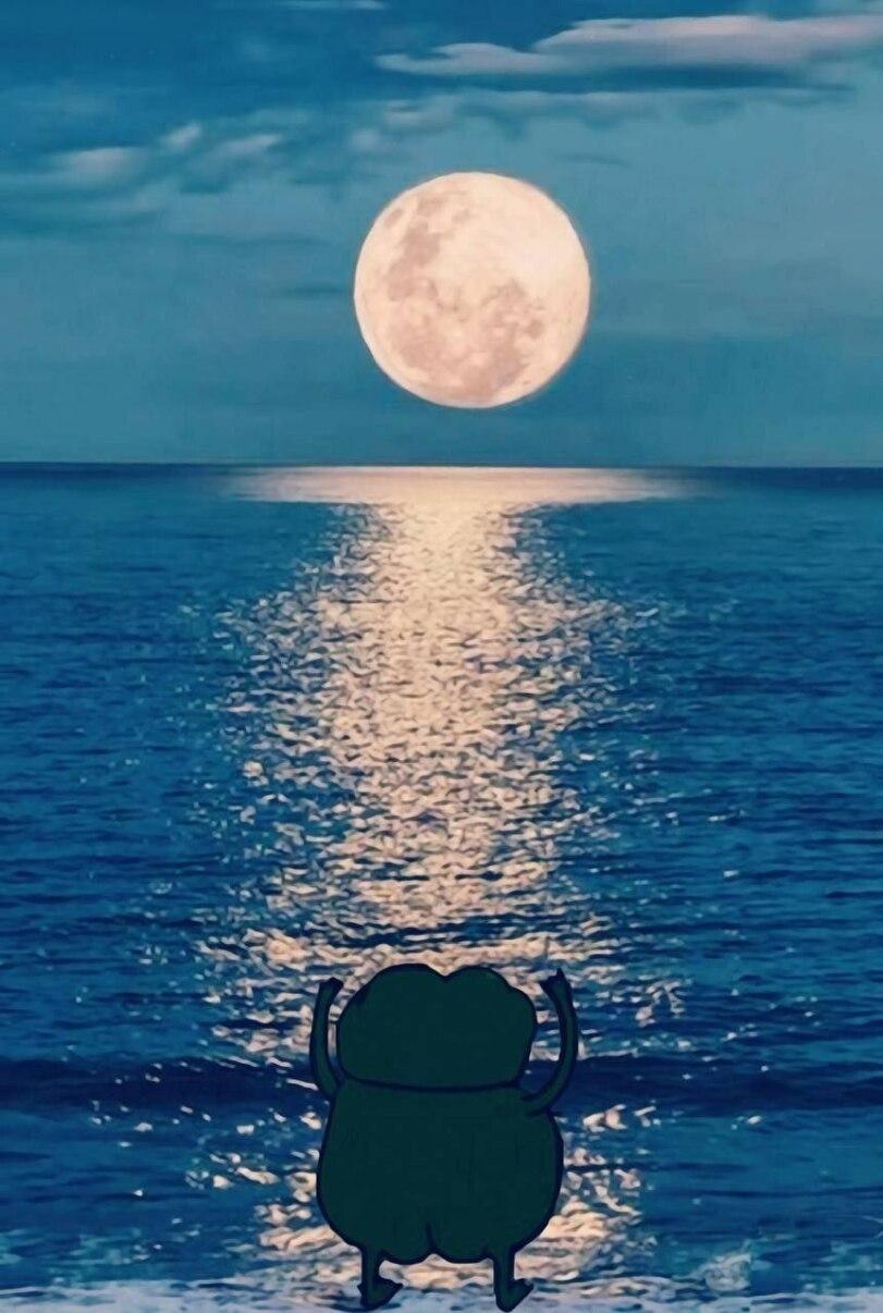 Pepe the Frog,Мемы,Мемосы, мемасы, мемосики, мемесы,луна,pepe the frog,memes,
