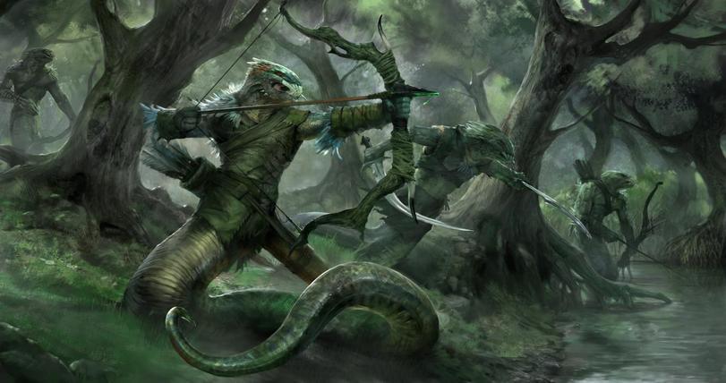 Phageborn,Herckeim,Games Revolted,Мифические существа,Fantasy,Fantasy art,art,арт,Нага