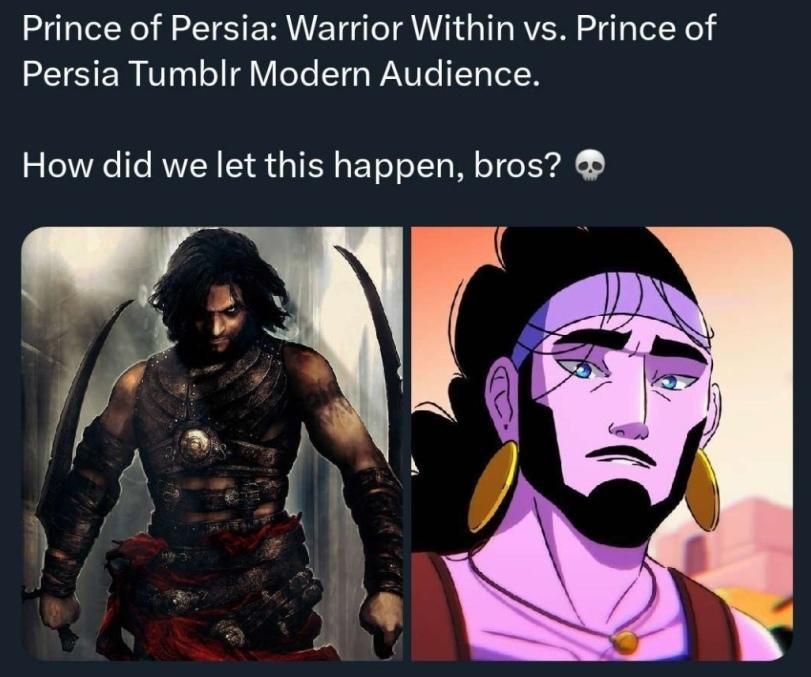 ﻿Prince of Persia: Warrior Within vs. Prince of Persia Tumblr Modern Audience. How did we let this happen, bros? ©,Prince of Persia,Игры,tumblr,The Rogue Prince of Persia,Warrior Within