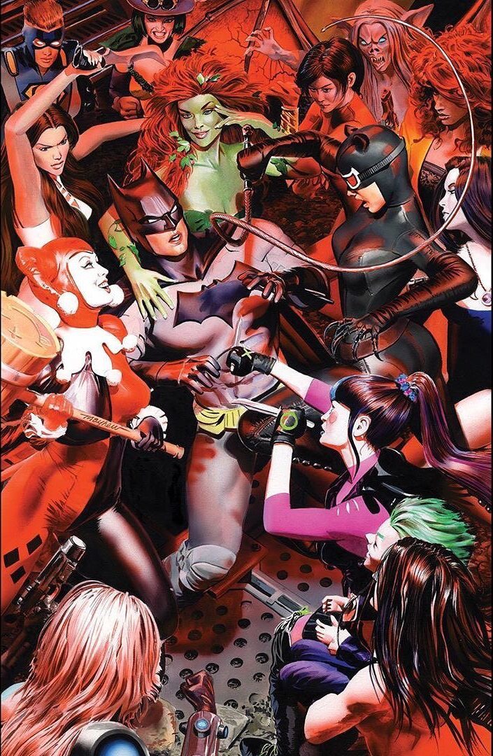 ﻿ 7ч ру у» - ^ ¿ж Ya* V. i шт Il ' -4* • • * « Á~ / »’ Д \ ^*- ^ “tr i «л ' 1 ЩШ 1 Ш *jpl v| гоД,Punchline,Catwoman,Женщина-Кошка, Селина Кайл,DC Comics,DC Universe, Вселенная ДиСи,фэндомы,Harley Quinn,Харли Квинн, Харлин Квинзель,Poison Ivy,Ядовитый Плющ, Памела Айсли,Talia al Ghul,Талия