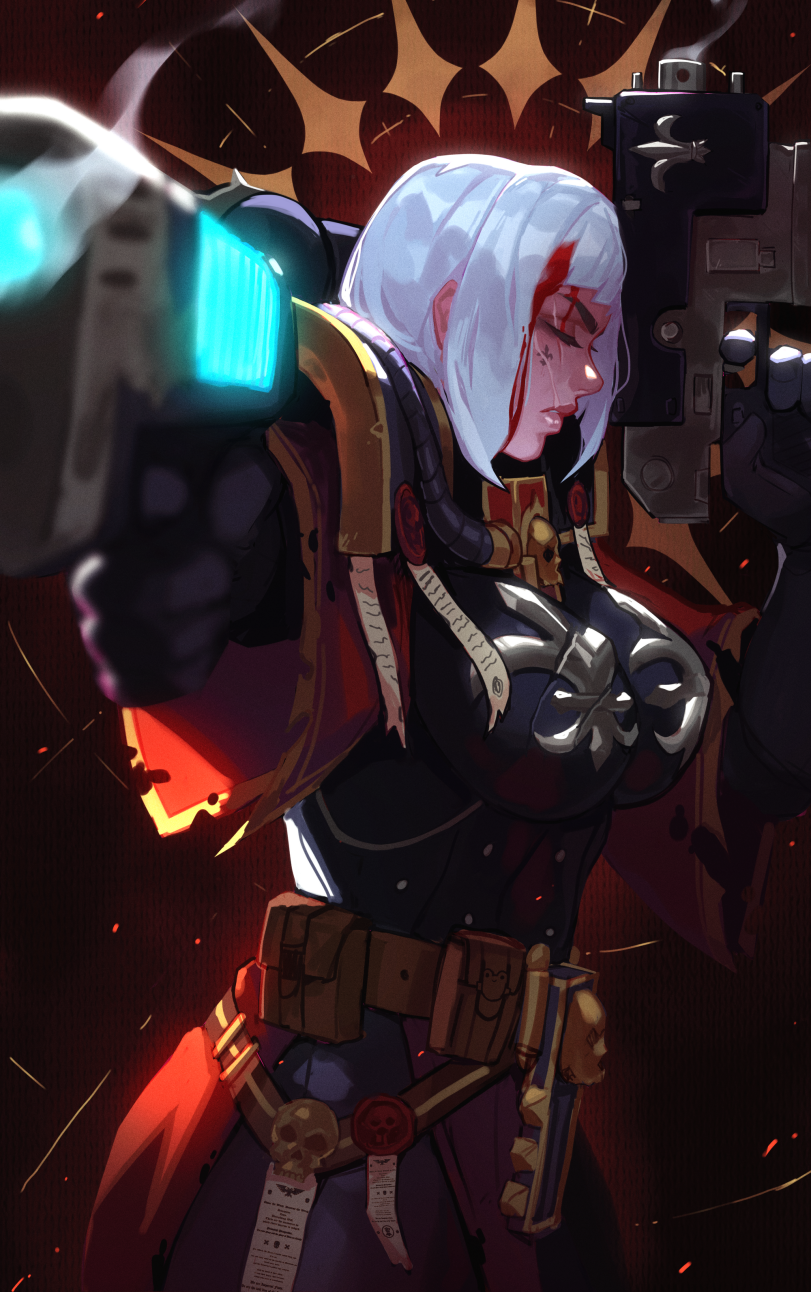 ﻿1 к \ / У] V у /,QTori,artist,Adepta Sororitas,sisters of battle, сестры битвы,Ecclesiarchy,Imperium,Империум,Warhammer 40000,wh40k, warhammer 40k, ваха, сорокотысячник,фэндомы