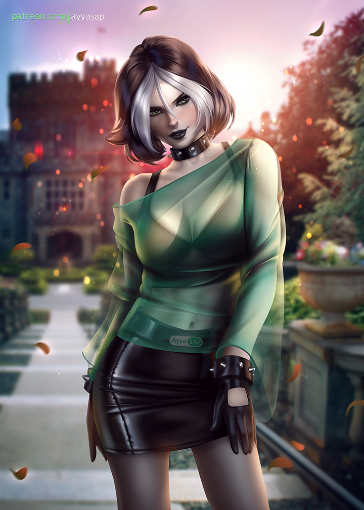 Rogue (Marvel),Роуг, Шельма, Бандит, Анна Мария,X-Men,Люди-Икс,Marvel,Вселенная Марвел,фэндомы,AyyaSAP,Ayya Saparniyazova, Айя Сапарниязова,artist,X-Men Evolution,Люди Икс: Эволюция,Rogue,X-Men,Marvel,fandoms,AyyaSap,artist,X-Men Evolution