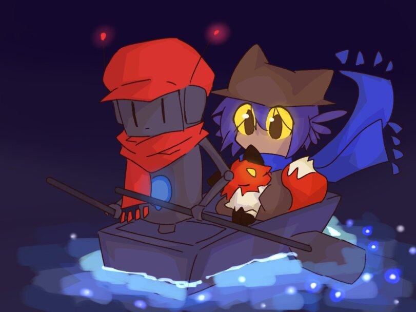 Rowbot №310,OneShot,Игры,Rue (OneShot),Niko (OneShot),Prototype (OneShot),Cedric (OneShot),Shepherd (Oneshot),Игровой арт,game art,qingpailing,Silver (OneShot),Ralsei,ralsei, Ralsei (Deltarune),Deltarune персонажи,Deltarune,Undertale,фэндомы,Prophetbot,под катом еще,Rowbot № 310,oneshot,games,Rue