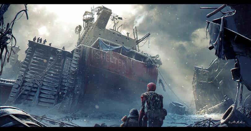 Sci-Fi,art,арт,постапокалипсис,Vladimir Manyukhin,mvn78, Владимир Манюхин,artist,Слава Роботам!!!,Sci-Fi,art,,vladimir manyukhin,artist,robot