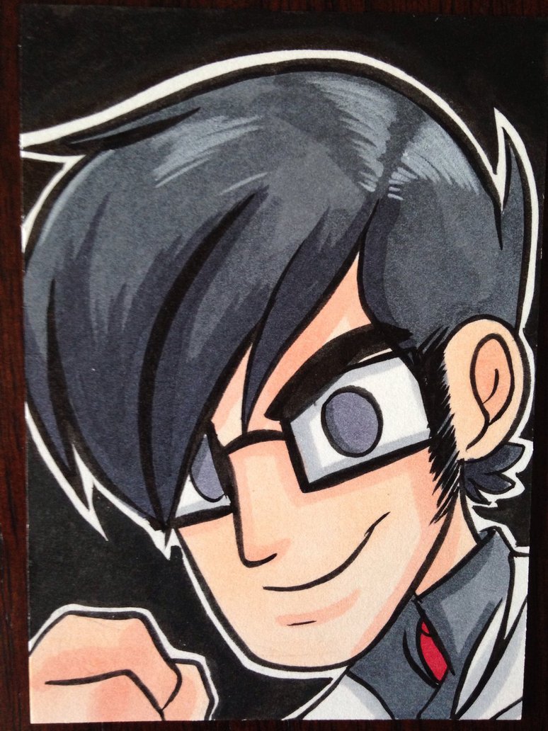 Scott Pilgrim,Скотт Пилигрим,Comic Books,Комиксы, графические новеллы, романы,фэндомы,Scott Pilgrim vs. the World,art,арт,красивые картинки,Traditional art,Ramona Flowers,Рамона Флауэрс,Gideon Graves