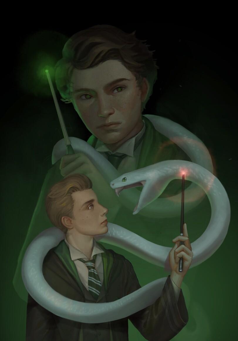 Sebastian Sallow,Hogwarts Legacy,Поттериана,Ominis Gaunt,Kseniya Biryuk
