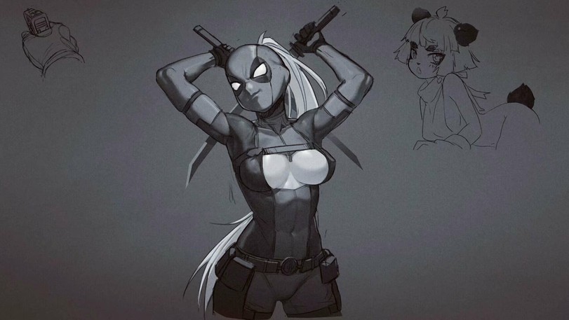 She-Venom,Marvel,Вселенная Марвел,фэндомы,Lady Deadpool,Леди Дедпул, Ванда Уилсон,Deadpool,Дэдпул, Уэйд Уилсон,ZHU LIHeng,She-Venom,Marvel,fandoms,lady deadpool,Deadpool,ZHU LIHeng,Anime Art,artist