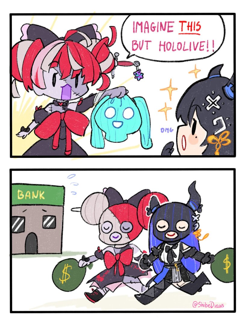 ShibeDraws,Kureiji Ollie,Курейджи Олли,Hololive,Hololive Production, Хололайв,Virtual YouTuber,VTuber, Витубер,фэндомы,Nerissa Ravencroft,Нерисса Рейвенкрофт,ShibeDraws,kureiji ollie,hololive,virtual youtuber,fandoms,Nerissa Ravencroft