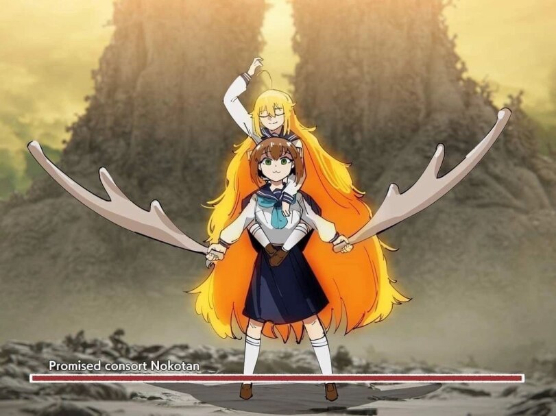 Shikanoko Nokonoko Koshitantan,Моя подруга-олениха Нокотан,Anime,Аниме,фэндомы,Elden Ring,Dark Souls,crossover,Radahn,shikanoko nokonoko koshitantan,Anime,fandoms,Elden Ring,Dark Souls,,Starscourge Radahn