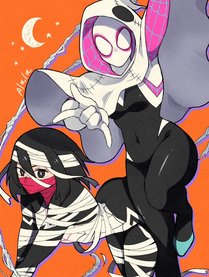 Silk (Marvel),Шелк, Синди Мун,Marvel,Вселенная Марвел,фэндомы,Gwen Stacy,Женщина-Паук, Гвен-Паук, Гвен Стейси ,sushi pizza RRR,Marvel art,silk,Marvel,fandoms,Gwen Stacy,sushi pizza RRR,Marvel art