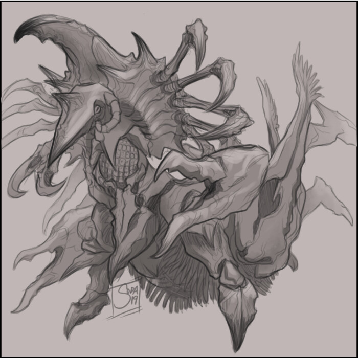 Soda Stano,artist,Godzilla,Kaiju,Кайдзю,Pacific Rim,Тихоокеанский Рубеж,megaguirus,manda,spacegodzilla,Biollante,gyaos,Shingodzilla,kamatagodzilla,кайдзю