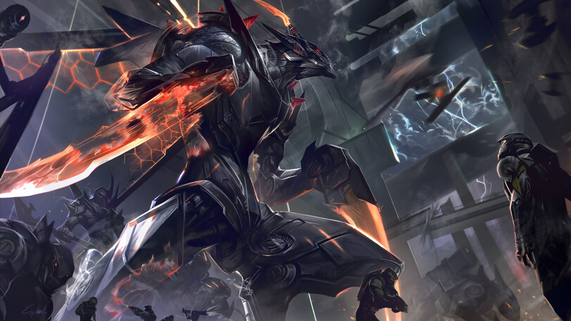 SpTASIL,artist,orn,Yasuo,Ясуо,League of Legends,Лига Легенд,фэндомы,Sion,Сион,Kayn,Каин,Volibear,Волибир,Kha'Zix,Ка'Зикс,LoL art,под катом еще,красивые картинки,art,арт,Игры,Ornn,Орн