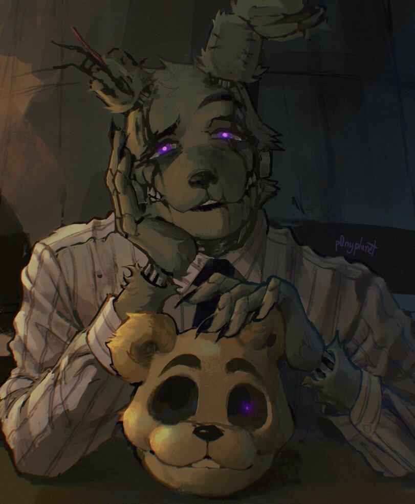 SpringTrap,Five Nights at Freddy's,Игры,p0nyplanet,anthro,Five Nights at Freddy's 3