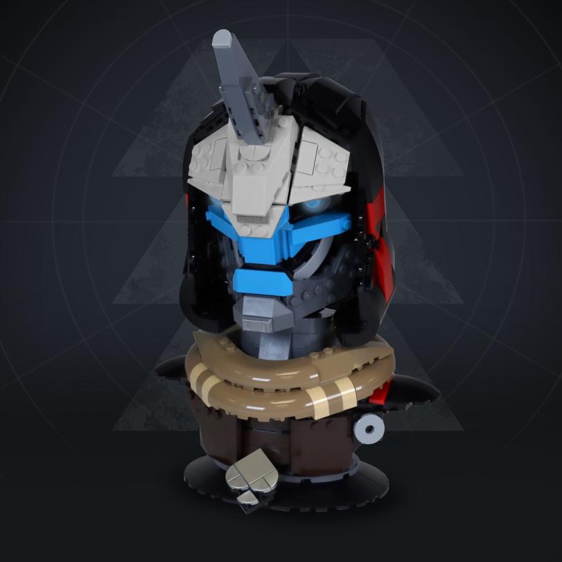 Titolian,Lego MOC,Лего,Lego, LEGO,,Destiny 2,Destiny,Игры,Cayde-6,Бюст