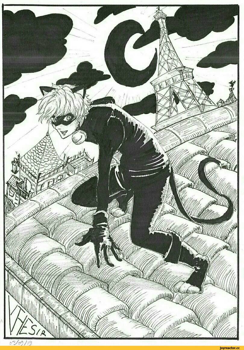 Traditional art,art,арт,Chat Noir,Adrien Agreste,Miraculous Ladybug,Мультфильмы,Мультсериалы, Cartoons,Ythesir