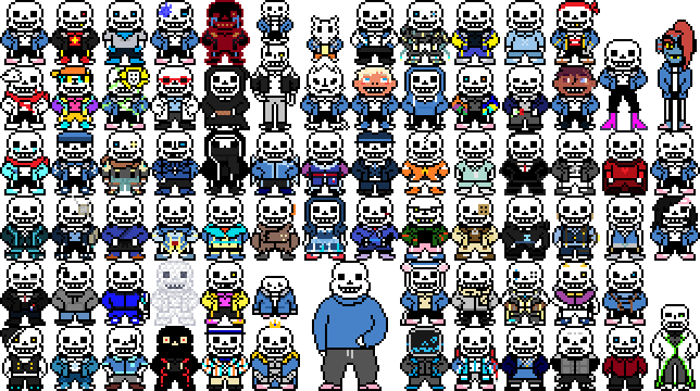 Undertale,фэндомы,спрайты,Sans,Undertale персонажи,Undertale AU,Undyne,Underfell,outertale,underswap,Reapertale,ErrorTale,GasterBlaster!Sans,gaster!sans,Littletale,inktale,rockabilly AU,switchy