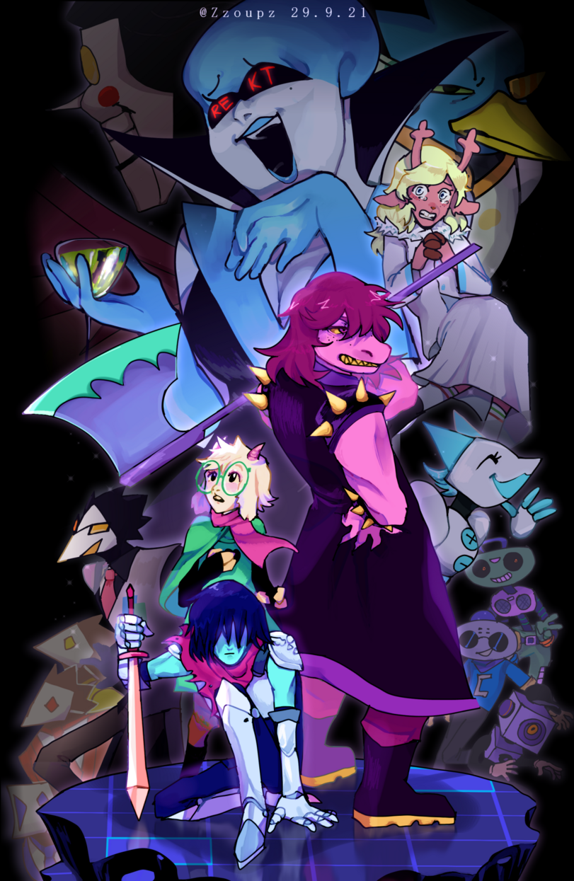 Undertale,фэндомы,Kris (Deltarune),Deltarune персонажи,Deltarune,Susie (Deltarune),Noelle Holiday,Ralsei,ralsei, Ralsei (Deltarune),Berdly,Spamton NEO (deltarune),swatchling,Swatch,Tasque Manager (deltarune)