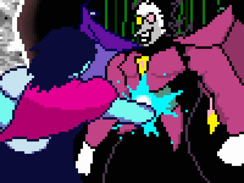 Undertale gif,Undertale,фэндомы,Deltarune,Spamton NEO (deltarune),Raiden Punching Armstrong,Kris (Deltarune),Deltarune персонажи