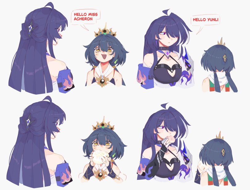 ﻿(({C-1 i , v\ f HELLO MISS ACHERON l\\ HELLO YUNLI,UnfamousRadish,Yunli (Honkai Star Rail),Acheron (Honkai Star Rail),Honkai Star Rail,Игры