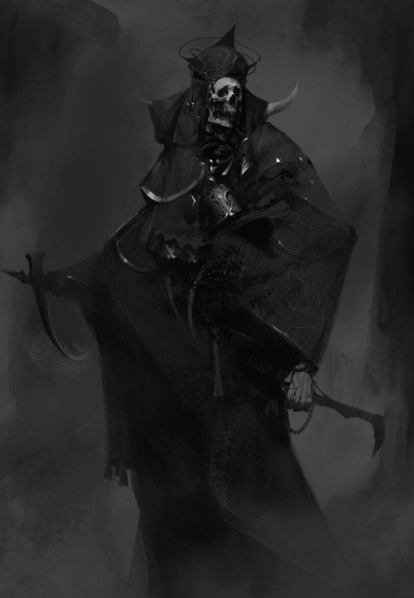 Vladimir Matyukhin FT,artist,dark fantasy,Fantasy,Fantasy art,art,арт,undead,monochrome,Vladimir Matyukhin FT,artist,,fantasy,art,undead,monochrome