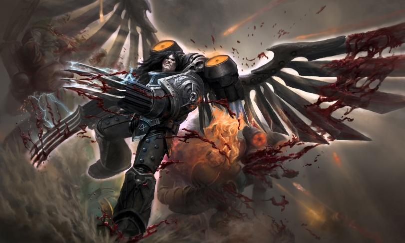 Warhammer 40000,wh40k, warhammer 40k, ваха, сорокотысячник,фэндомы,Corvus Corax,Primarchs,Lorgar,Chaos (Wh 40000),Alex Cristi,artist,daemon prince