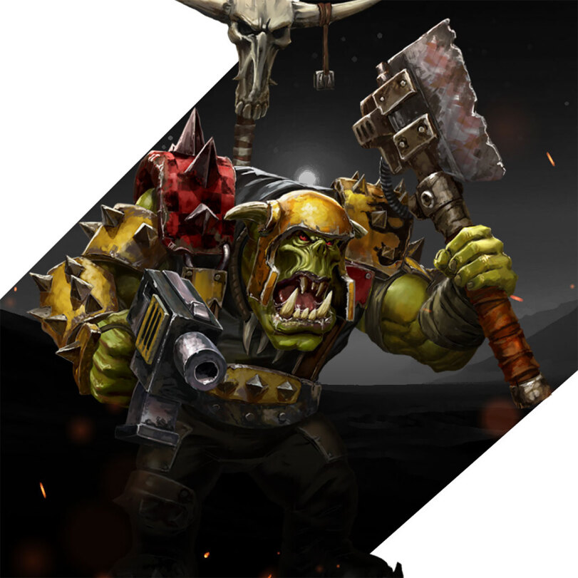 Warhammer 40000,wh40k, warhammer 40k, ваха, сорокотысячник,фэндомы,Orks,Orcs, Орки,Ork boyz (Wh 40000),Kult-o-Speed,Ork nobz,Painboy,Deff Dread,deffkopta,Orks Aviation,warboss,warbike,squig,сквиги, сквиг,Beniamino Bradi,bradoart,artist,длиннопост,Bad Moons