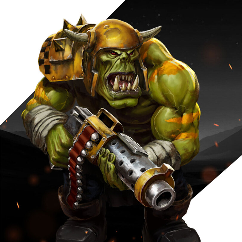 Warhammer 40000,wh40k, warhammer 40k, ваха, сорокотысячник,фэндомы,Orks,Orcs, Орки,Ork boyz (Wh 40000),Kult-o-Speed,Ork nobz,Painboy,Deff Dread,deffkopta,Orks Aviation,warboss,warbike,squig,сквиги, сквиг,Beniamino Bradi,bradoart,artist,длиннопост,Bad Moons