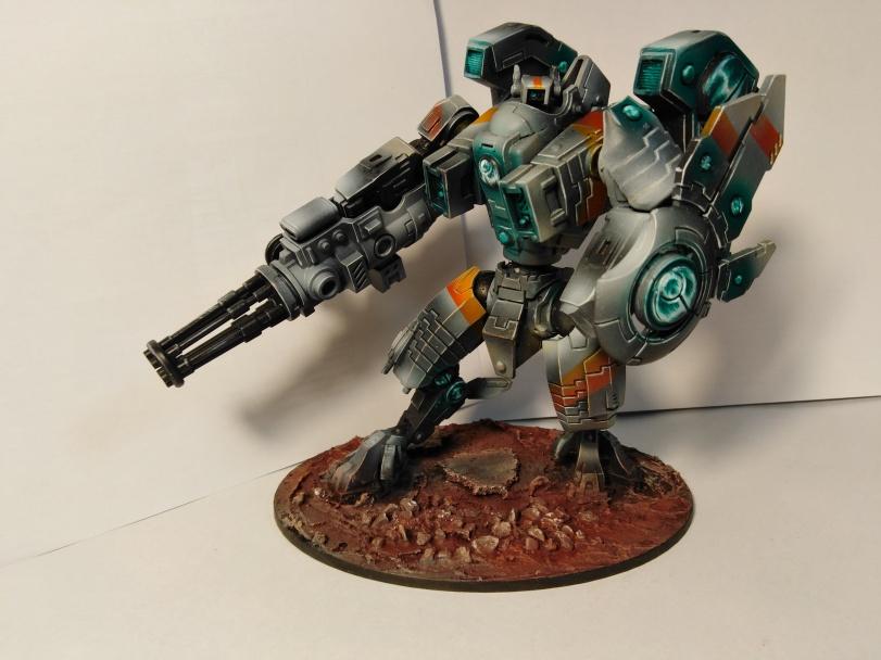 Warhammer 40000,wh40k, warhammer 40k, ваха, сорокотысячник,фэндомы,Tau Empire,Tau, Тау,покрас миниатюр,покрасил сам,Красил сам (Wh 40000),Miniatures (Wh 40000),XV104 Riptide