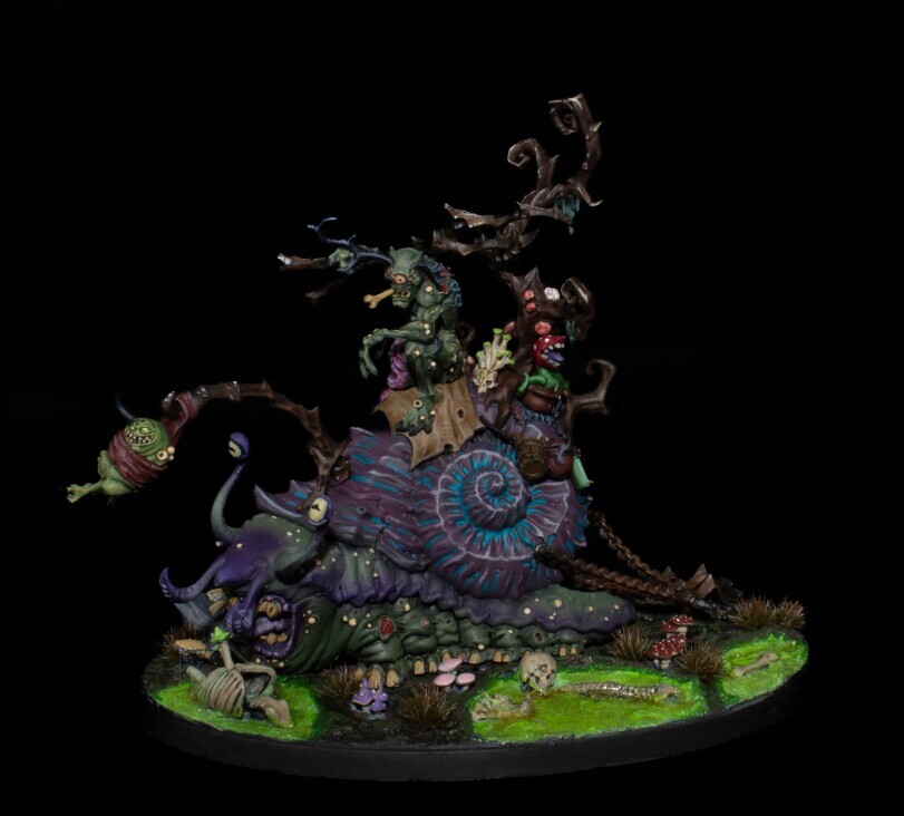 Warhammer 40000,wh40k, warhammer 40k, ваха, сорокотысячник,фэндомы,Warhammer Fantasy,Warhammer FB,Nurgle (Wh FB),Chaos (Wh FB),Herald of the garden of Nurgle,Horticulous Slimux,Miniatures (Wh 40000),Красил сам (Wh 40000)