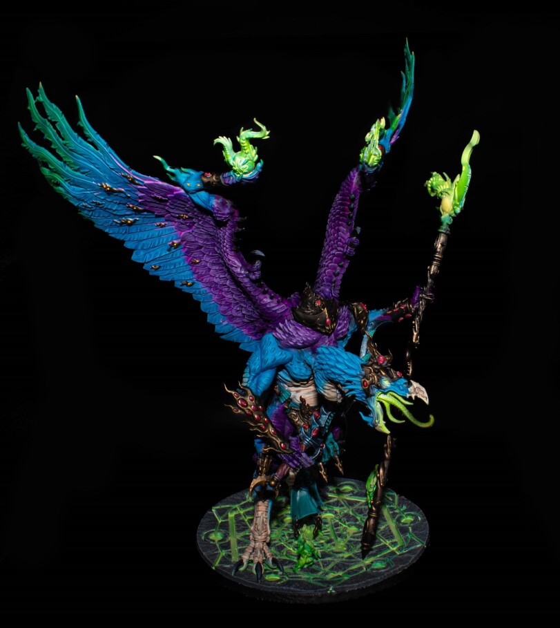 Warhammer 40000,wh40k, warhammer 40k, ваха, сорокотысячник,фэндомы,Warhammer Fantasy,Warhammer FB,Tzeentch (Wh FB),Chaos (Wh FB),Lord of Change (Wh FB),Miniatures (Wh 40000),Красил сам (Wh 40000),покрасил сам,покрас миниатюр