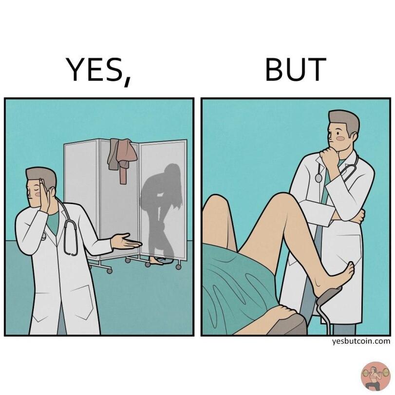 ﻿YES. BUT,Yes But,врачи,Gudim,Смешные комиксы,веб-комиксы с юмором и их переводы,Yes But,Doctors,Gudim,comics,гинеколог