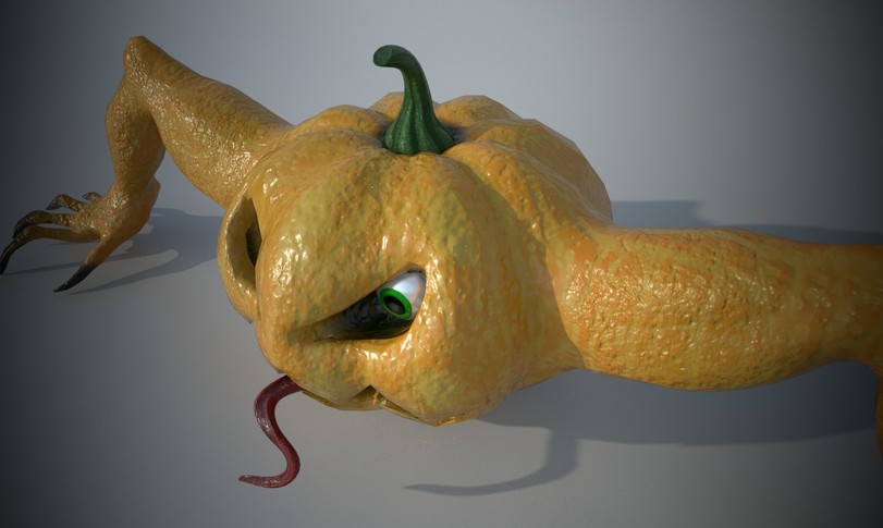 ZBrush,3d Coat,3D,3d max,substance painter,сделал сам,нарисовал сам, сфоткал сам, написал сам, придумал сам, перевел сам,тыква,длиннопост,песочница