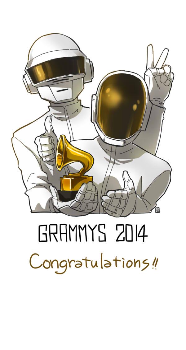 art,арт,красивые картинки,Daft Punk,grammy,музыка,Справедливо,справедливо мем и рожа из комиксов ,награда