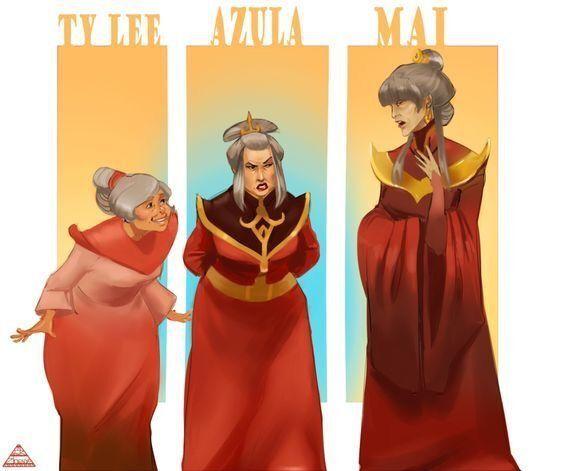 art,арт,Azula,Легенда об Аанге,Последний маг воздуха, The Last Airbender, The Legend of Aang,Аватар,Легенды об Аватарах, Avatar,фэндомы,Ty Lee,mai,art,,,avatar,fandoms,,mai,Avatar