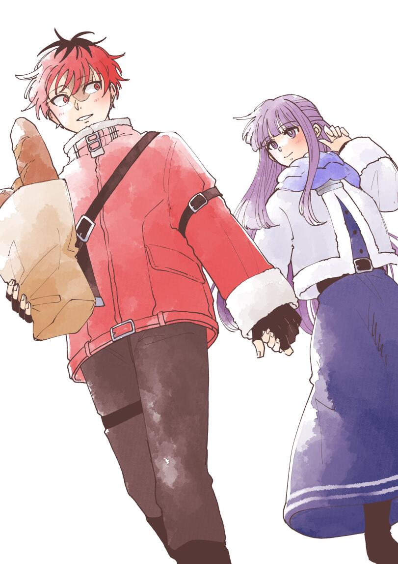 butsu_frrn,Anime Artist,Аниме арт, Аниме-арт,artist,Anime,Аниме,фэндомы,Fern (Sousou no Frieren),Ферн,Sousou no Frieren,Frieren: Beyond Journey`s End, Провожающая в последний путь Фрирен,Stark (Sousou no Frieren),butsu_frrn,Anime Art,artist,Anime,fandoms,fern (sousou no frieren),Sousou no