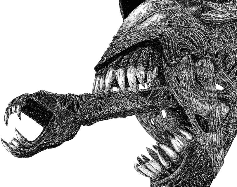 by Tatsu,Alien Queen,Королева, Матка,Xenomorph,Alien, Ксеноморф, Чужой,AVP,Вселенная Чужих и Хищников, Aliens vs. Predator, Чужой против Хищника,нарисовал сам