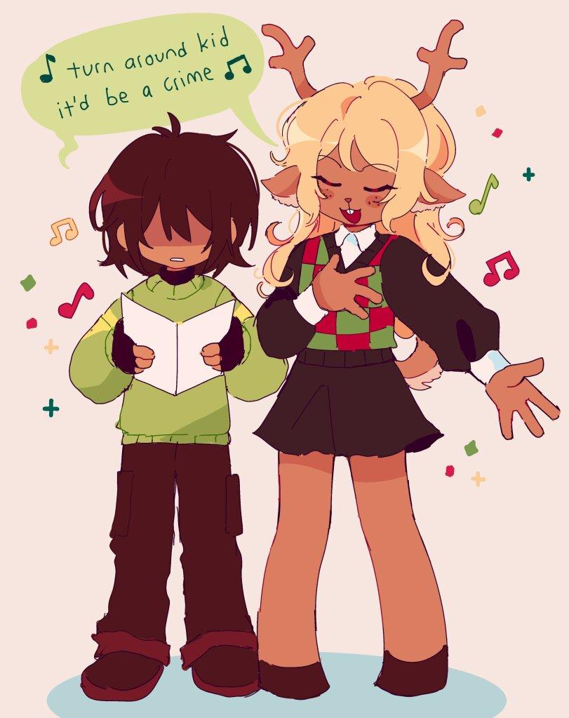 ceriisu,Kris (Deltarune),Deltarune персонажи,Deltarune,Undertale,фэндомы,Susie (Deltarune),Ralsei,ralsei, Ralsei (Deltarune),Noelle Holiday,Chara,Undertale персонажи,Frisk,Undertale комикс,Undertale комиксы,длиннопост,Catti,Muffet,KFC gang,Dess Holiday,Queen (Deltarune)